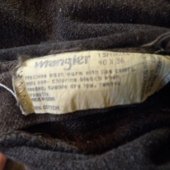 Wrangler Brown Boot Cut Premium Men's Jeans Sz 40/36 - Picture 6 of 6